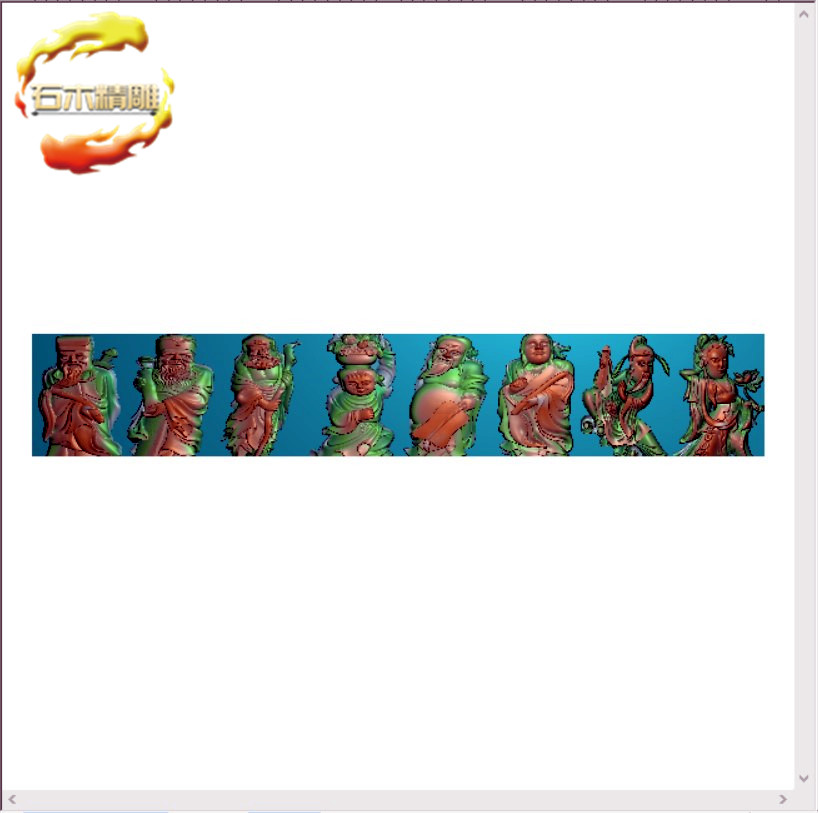 新墓碑横梁208八仙过梁石碑碑板精雕图灰度图浮雕图石材雕刻