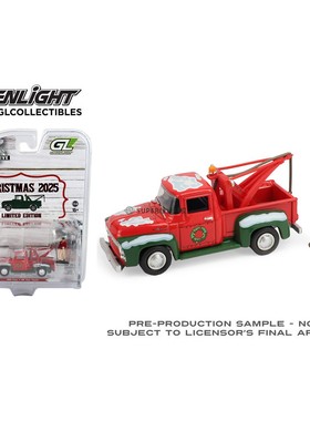 绿光 1:64 1956 Ford 福特F-100 清障车配机械师人偶 30564B