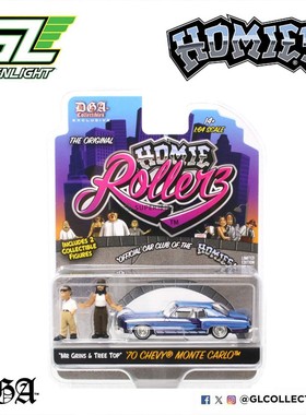 绿光×DGA 1:64 1970雪佛兰蒙特卡洛w/Mr. Grins&Tree Top 51640E