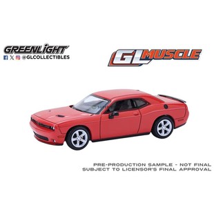 绿光 1:64 2016 Dodge 道奇挑战者 RT 托雷德红纯色套件 13370D