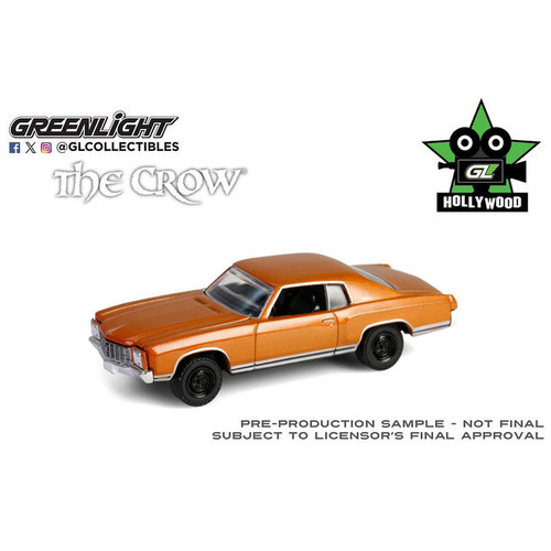 绿光 1:64 1971 Chevrolet 雪佛兰 蒙特卡洛 - 乌鸦(1994) 62040B