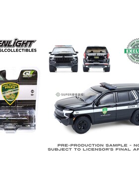 绿光 1:64 2024 Chevrolet 雪佛兰太浩 多佛警察局百年纪念 30549