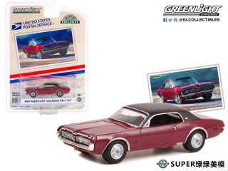 绿光 1:64 1967 Mercury Cougar水星美洲狮XR-7 GT汽车邮票 30371