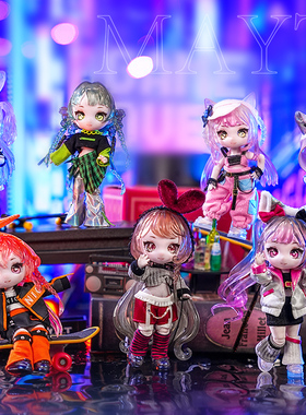 maytree潮玩心血来潮盲盒OB11手办摆件关节可换装BJD街头娃娃送礼