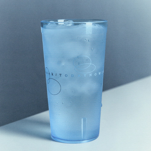 食品级pc蓝色磨砂透明创意杯子