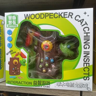 啄木鸟捉虫磁性钓鱼玩具