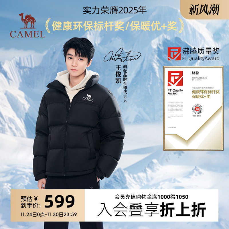 (王俊凯同款）骆驼速暖羽绒服