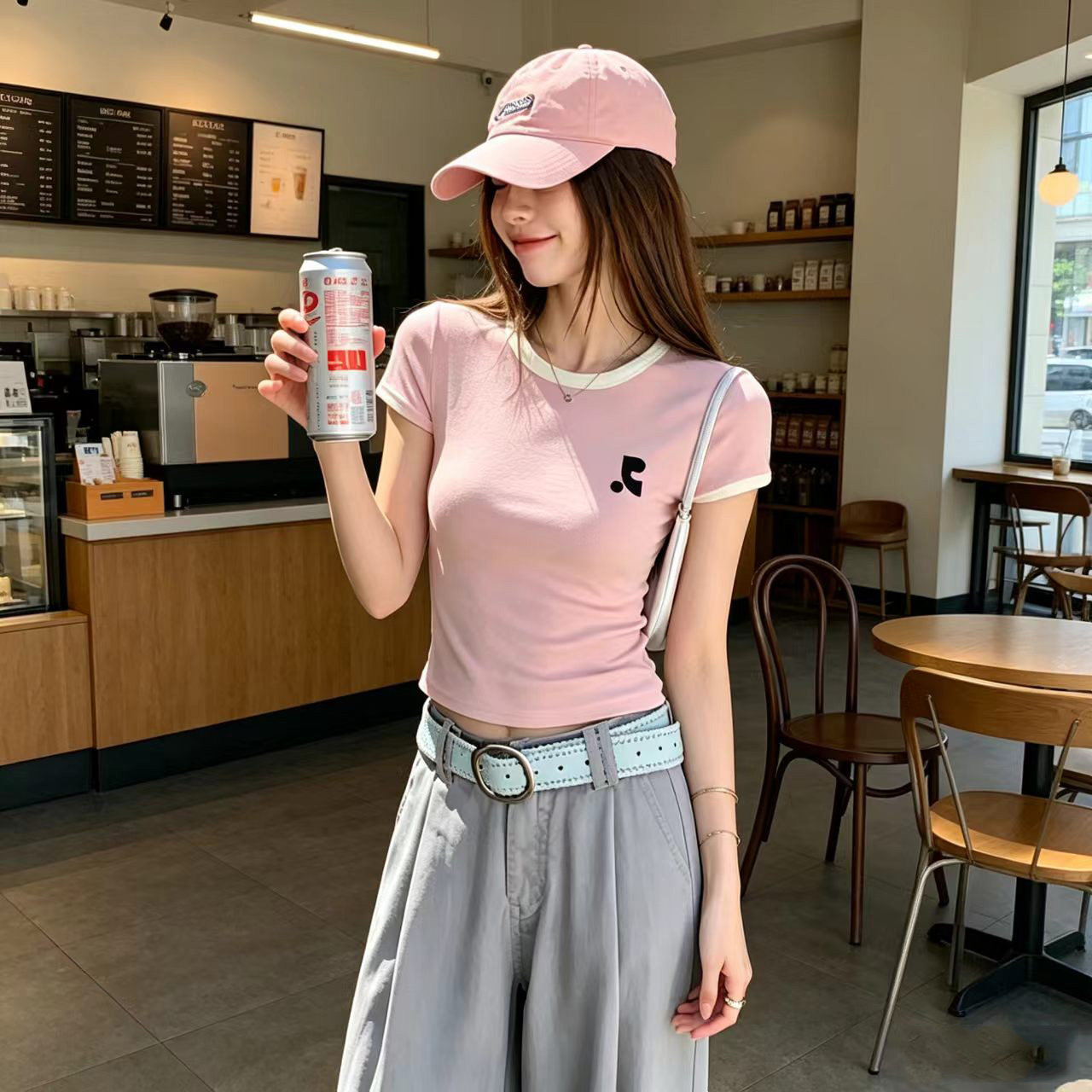 韩国Restandrecreation短袖T恤女