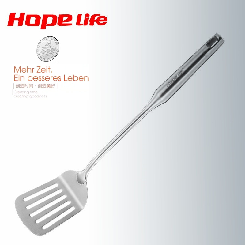 漏铲食品级304不锈钢煎铲厨房用品防烫加厚德国工艺家用炒菜锅铲