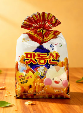 韩国进口零食海太江米条90g