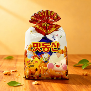 韩国进口海太江米条90g香酥早餐饼干甜品年货零食小吃 休闲食品