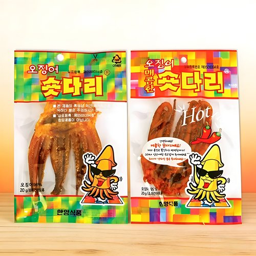 韩国进口海味碳烤鱿鱼须即食