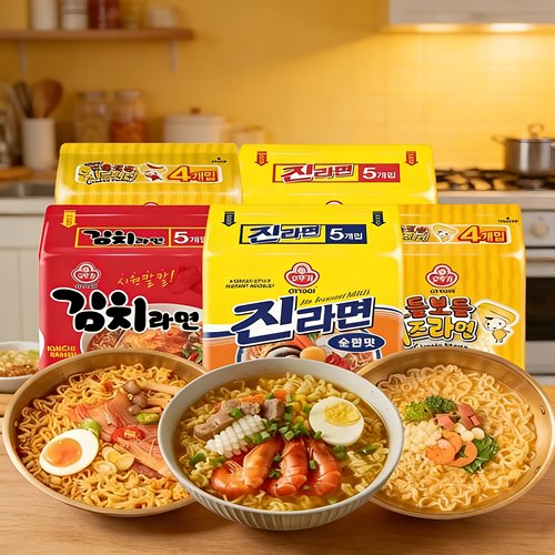 不倒翁韩国辣味120g方便面包装