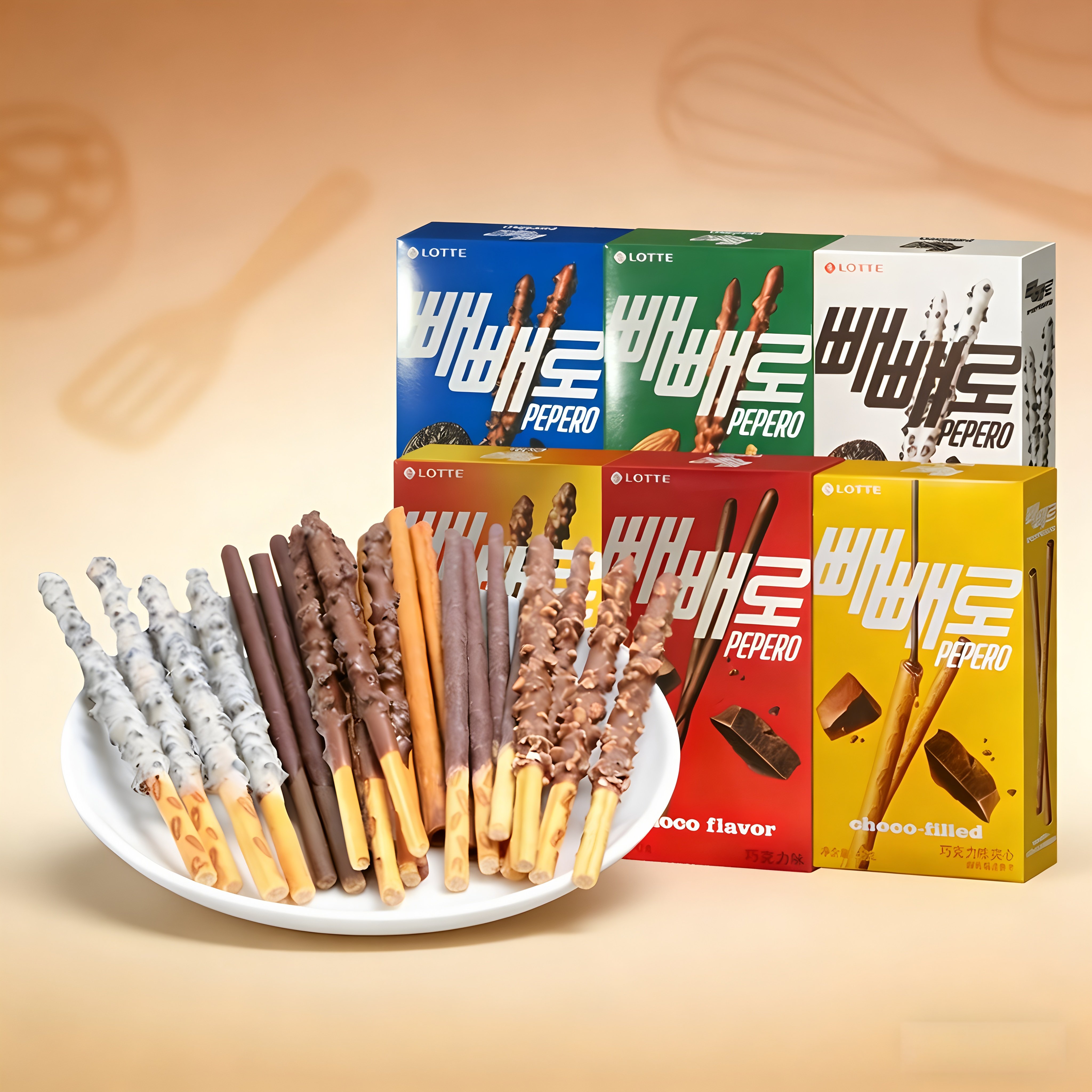 韩国进口零食 乐天奥利奥白巧克力酥脆棒32g 零食小吃 休闲食品