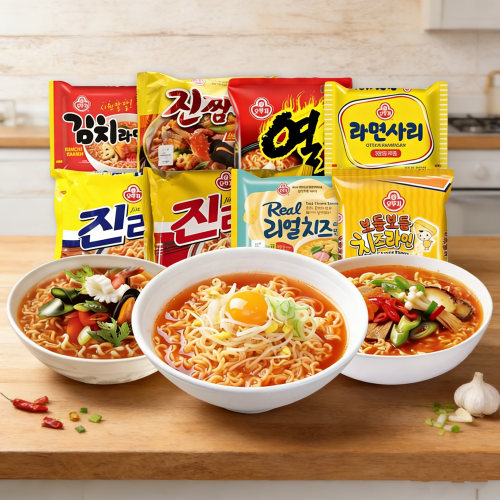 韩国进口不倒翁真拉面海鲜面