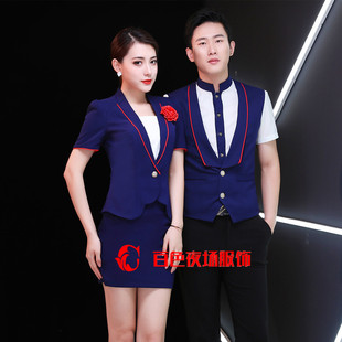 夜总会dj公主制服夜场ktv包房男女服务员工作服酒吧少爷春夏套装
