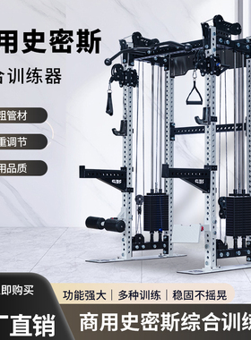 REP深蹲卧推架助力史密斯小飞鸟龙门架定制三合一商用综合训练架