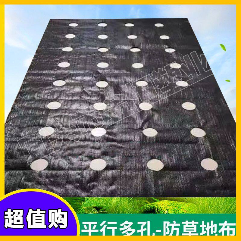 打孔防草布蔬菜打孔防草布中药材防草布打孔地膜打孔除草布开孔