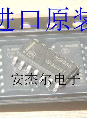 进口全新MC74HC00ADR2G四路2输入与非门HC00AG 贴片SOP-14 可直拍