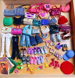 ZURU包包球四代微缩迷你包包鞋子芭比搭配娃屋场景配件满60 包邮