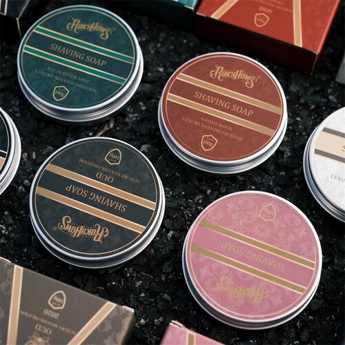 罗金霍斯薄荷檀香剃须皂滋润刮膏