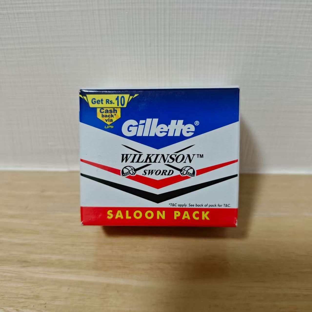 Gillette吉列WILKINSON双面刀片手动安全传统老式剃须刀刮胡刀片图片