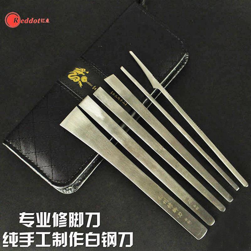 包邮扬州三把刀修脚刀白钢指甲刀专业技师工具脚丫刮刀片刀扦脚刀