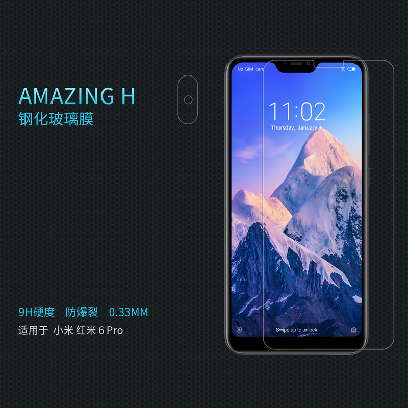 ÄͶû½ð ºìÃ×6pro¸Ö»¯Ä¤Redmi 6 ProÊÖ»úÌùĤºìÃ×6 PRO·À±¬²£Á§Ä¤