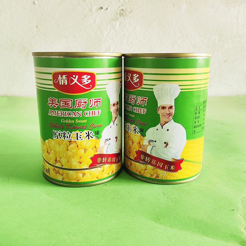情义多甜玉米粒380g即食罐头素食代餐沙拉水果榨汁玉米披萨原料