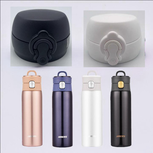 哈尔斯不锈钢保温杯HD-420-83弹跳杯盖水杯直饮盖子通用替代配件