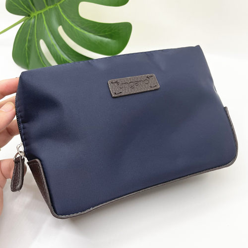 埃及航空洗漱包真皮拼接