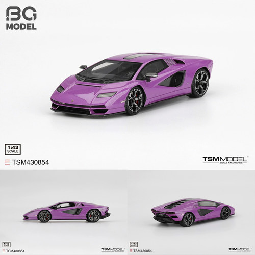 TSM1:43兰博基尼康塔什Countach LPI800-4 30th跑车树脂汽车模型