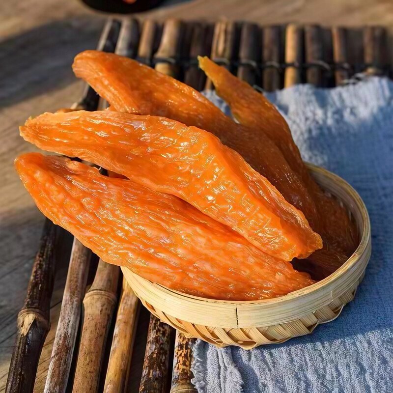 倒蒸地瓜干硬红薯干农家自制软健康网红零食非油炸食品