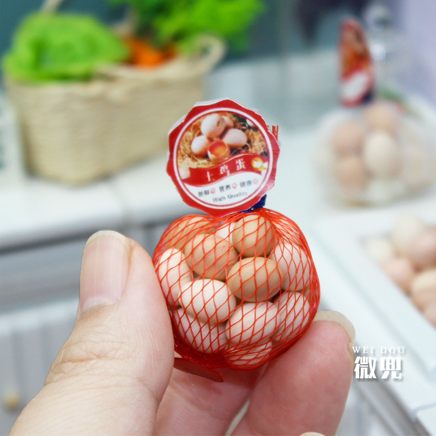 bjd微缩蔬菜模型娃屋迷你白菜12分袖珍胡萝卜鸡蛋食玩果蔬玩具