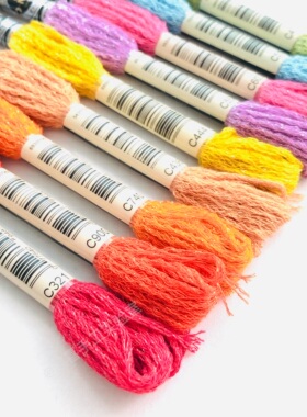 「工喜手工」DMC art617刺绣线 法国进口手工diy饰品闪光亮丝金线