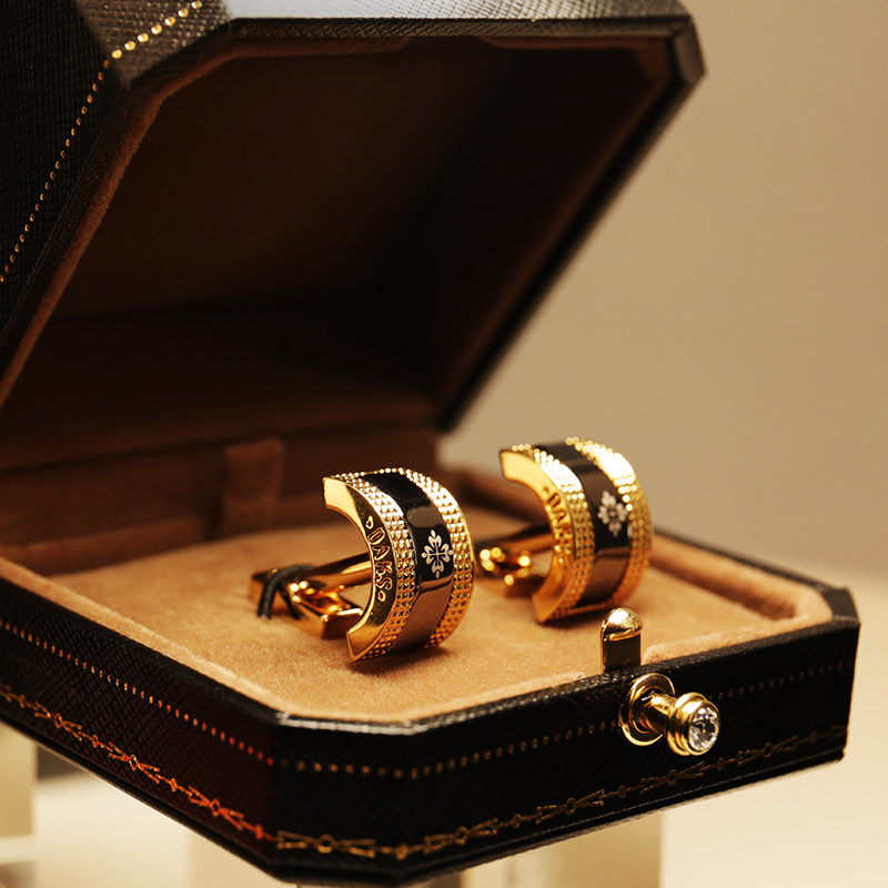 《赛维利亚教堂》袖扣男士轻奢定制高级时尚法式衬衫西装袖口钉