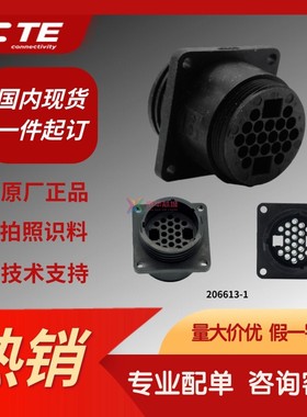 206613-1原装TE泰科AMP安普CPC进口连接器22孔公插座22芯公接插件