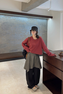 百搭圆领长袖 2025秋款 时尚 韩版 T恤女宽松显瘦上衣 新款