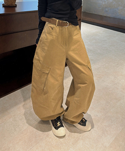 新款 裤 韩版 百搭显瘦工装 时尚 2025秋款