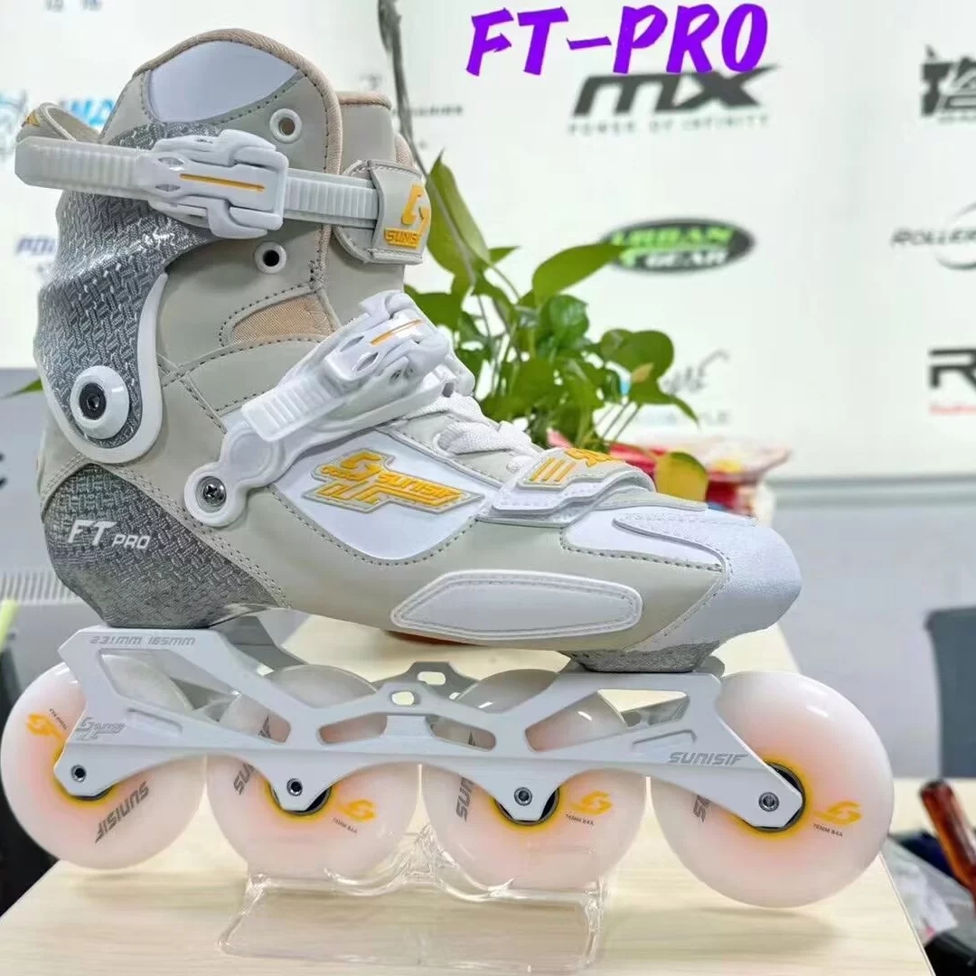 速尼思FT轮滑鞋碳纤维轮滑鞋高端平花鞋HV成人儿童闪灵花式溜冰鞋