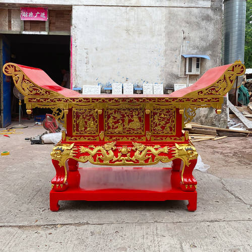 实木供桌元宝桌/寺庙供桌佛堂寺庙用品元宝桌 尺寸可定做 台湾金