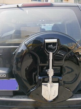 三菱帕杰罗V73猎豹Q6霸道普拉多牧马人LC100BJ40plus带铲备胎罩