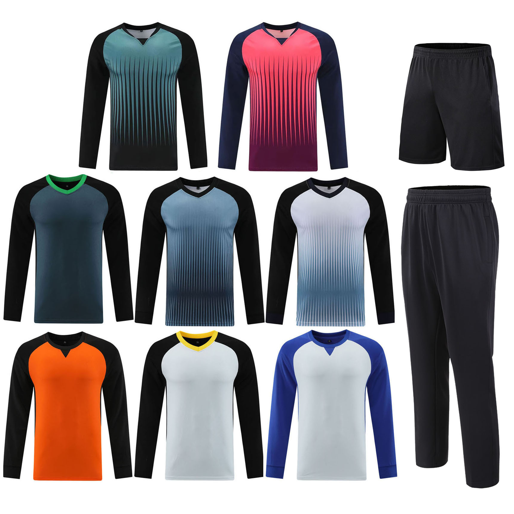 CUBA长袖篮球裁判服长裤 专业裁判仓长袖上衣CBA男女裁判服印LOGO