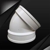 45度弯头200 弯头45度弯头优质PVC排水 250 315 小弯 400半弯 包邮