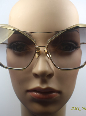 派对墨镜个性潮款防VU复古蝶形镜