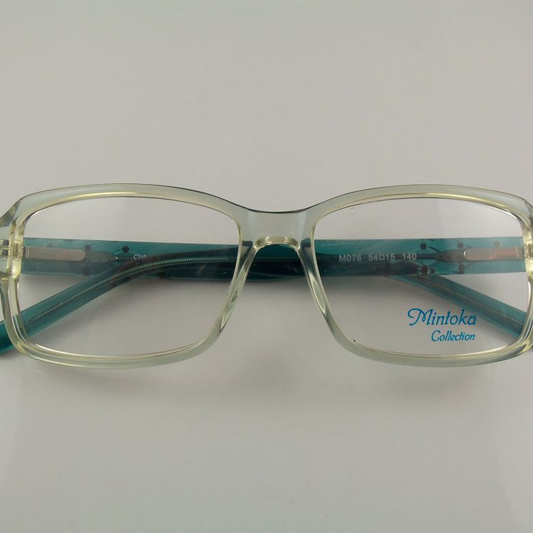 时尚镶钻板材近视光学镜架