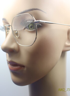 外贸轻盈金属舒适近视眼镜框时尚多边形潮款男女素颜眼镜架211079