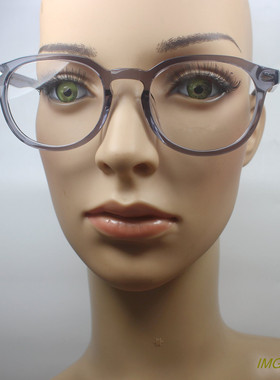 外贸高品质板材铆钉近视眼镜框时尚复古文艺方圆潮眼镜架三色5873