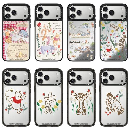 明星同款第二弹小熊维尼100周年手机壳适用于苹果17promaxiPhone16Promax卡通可爱14pro/15plus硬壳13/12/11