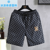 男装 短裤 五分裤 刺绣沙滩裤 夏季 衩子男士 潮流休闲薄款 外穿运动大裤